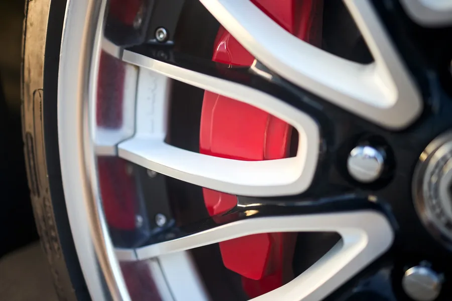 Brake caliper sports car wheel